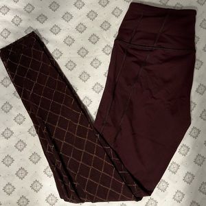 Victoria sport maroon leggings